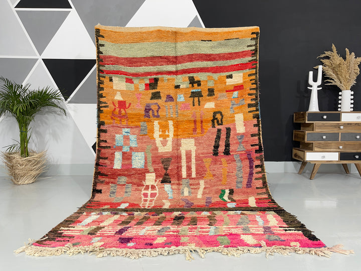 Boujaad Berber Moroccan Artisan Handmade Rug