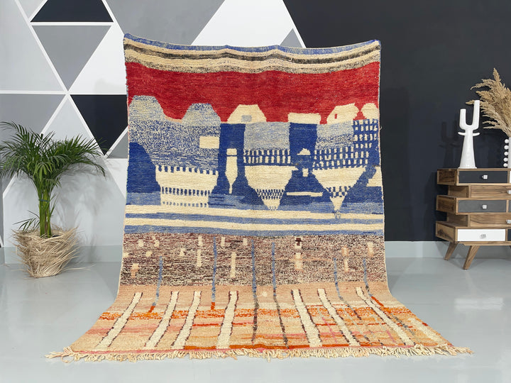 Boujaad Berber Moroccan Artisan Handmade Rug