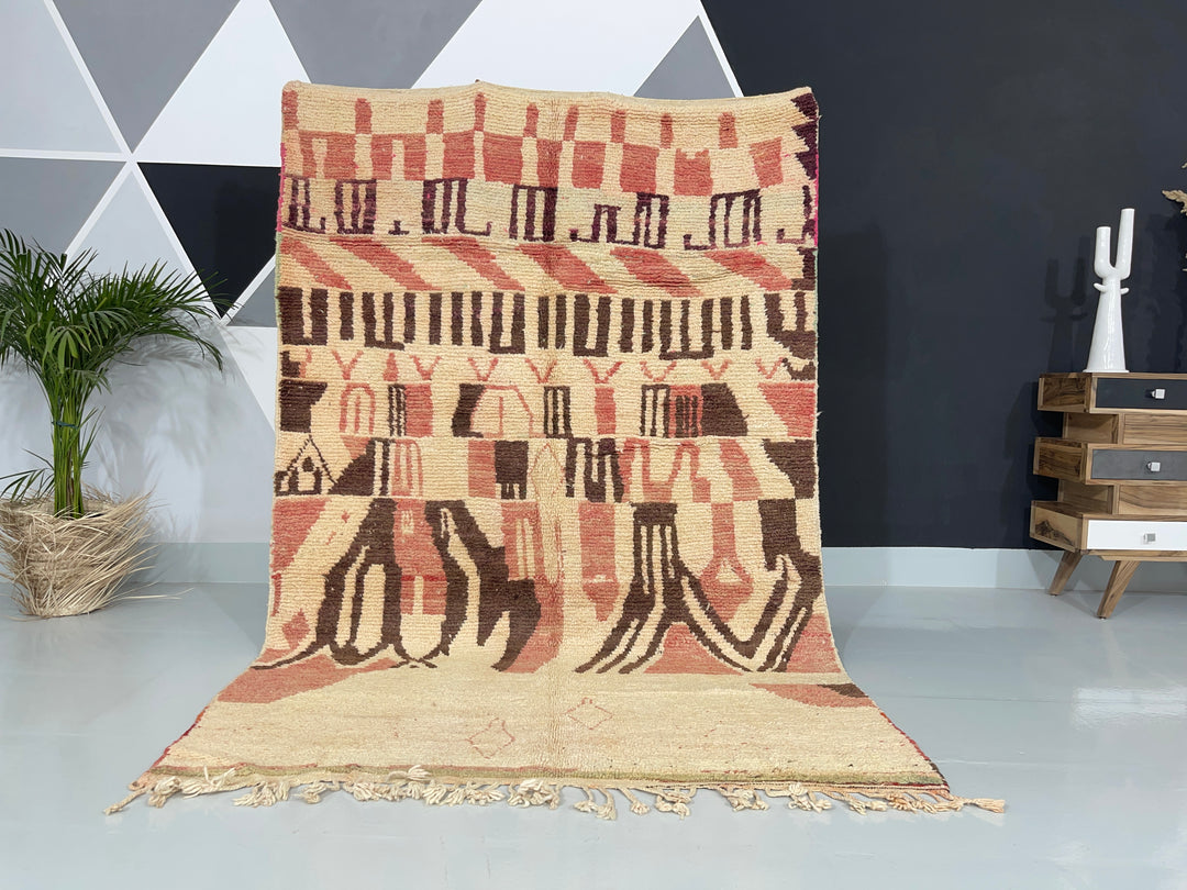 Boujaad Berber Moroccan Artisan Handmade Rug