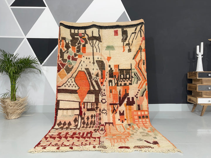 Boujaad Berber Moroccan Artisan Handmade Rug