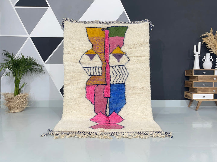 Beni Ourain Berber Moroccan Artisan Handmade Rug