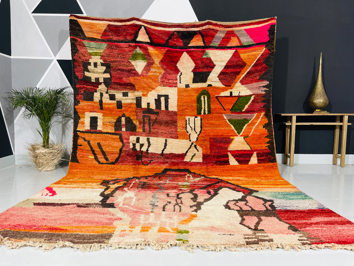 Boujaad Berber Moroccan Artisan Handmade Rug